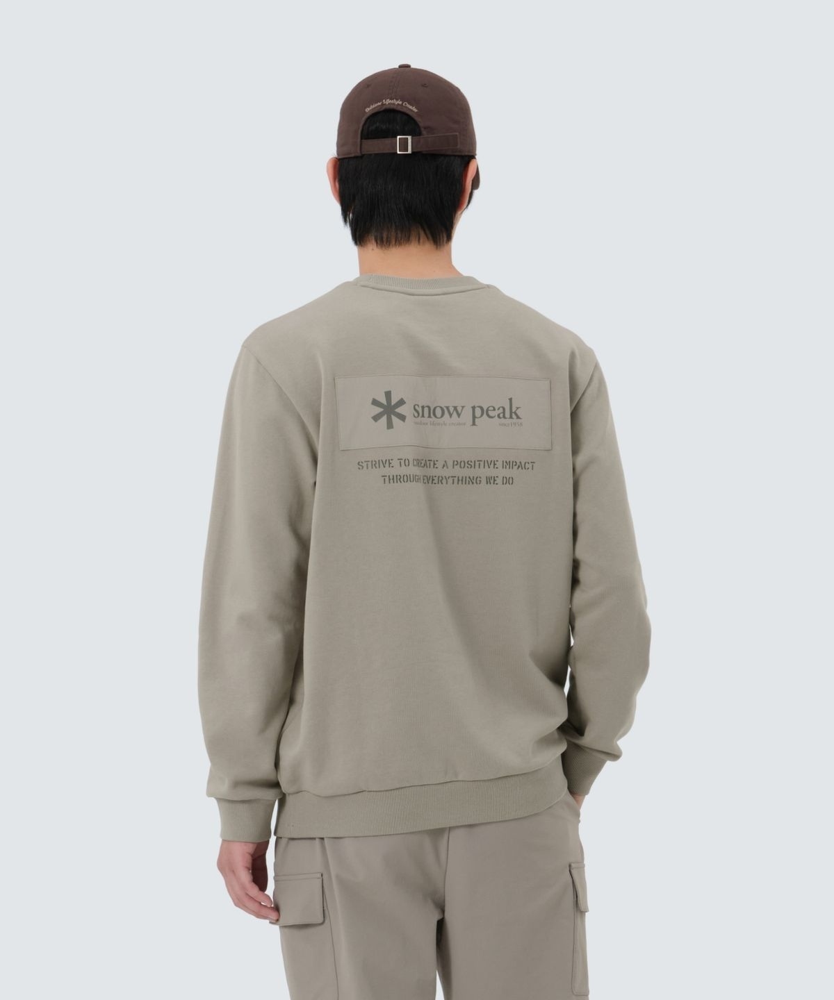 【代購】Snow Peak 雪諾必克 Woven Patch 梭織 貼布 長袖 大學T 衛衣 S25FMFHT24