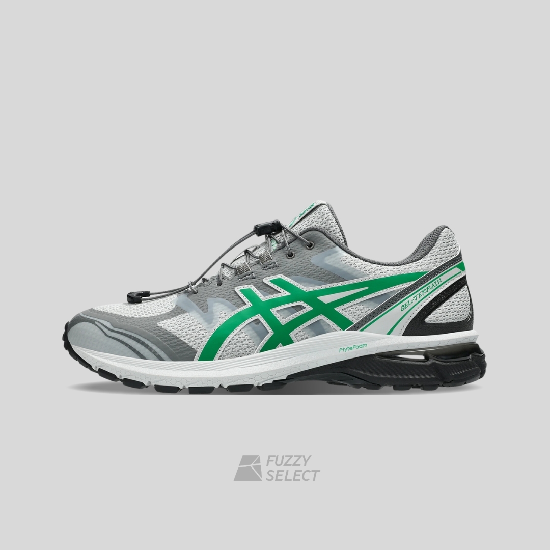 【逢甲 FUZZY】SAN SAN GEAR × ASICS GEL-TERRAIN 灰綠 1203A527-020