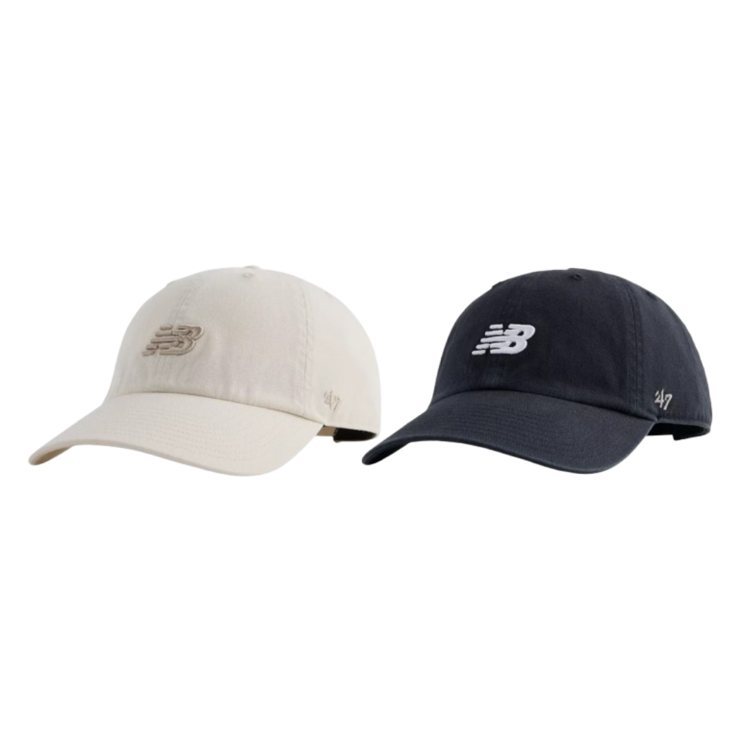 NEW BALANCE x '47 CLEAN UP 聯名 立體刺繡 老帽 黑 LAH00151BK 米白 LAH00151LIN IX