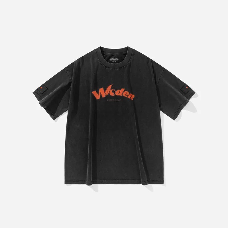 WODEN 25SS 070 X UD WASHED CLASSIC LOGO TEE