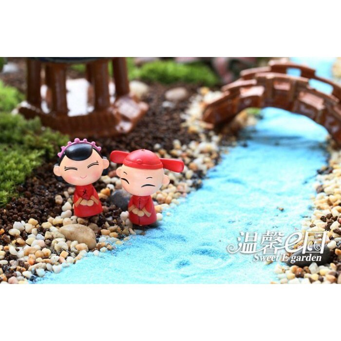 【台灣現貨速發】多肉質物材料--1對48元--情人小公仔