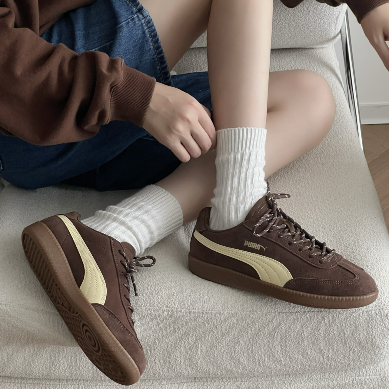 預訂 | Puma 9-T Suede 咖啡色