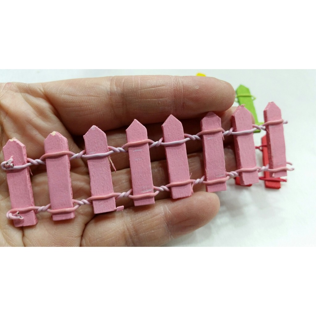 【台灣現貨速發】M107--高3公分*長10公分-彩色小木柵