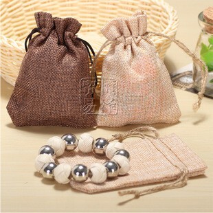 【台灣現貨速發】素色麻布袋 束口袋 糖果袋｜8*11公分