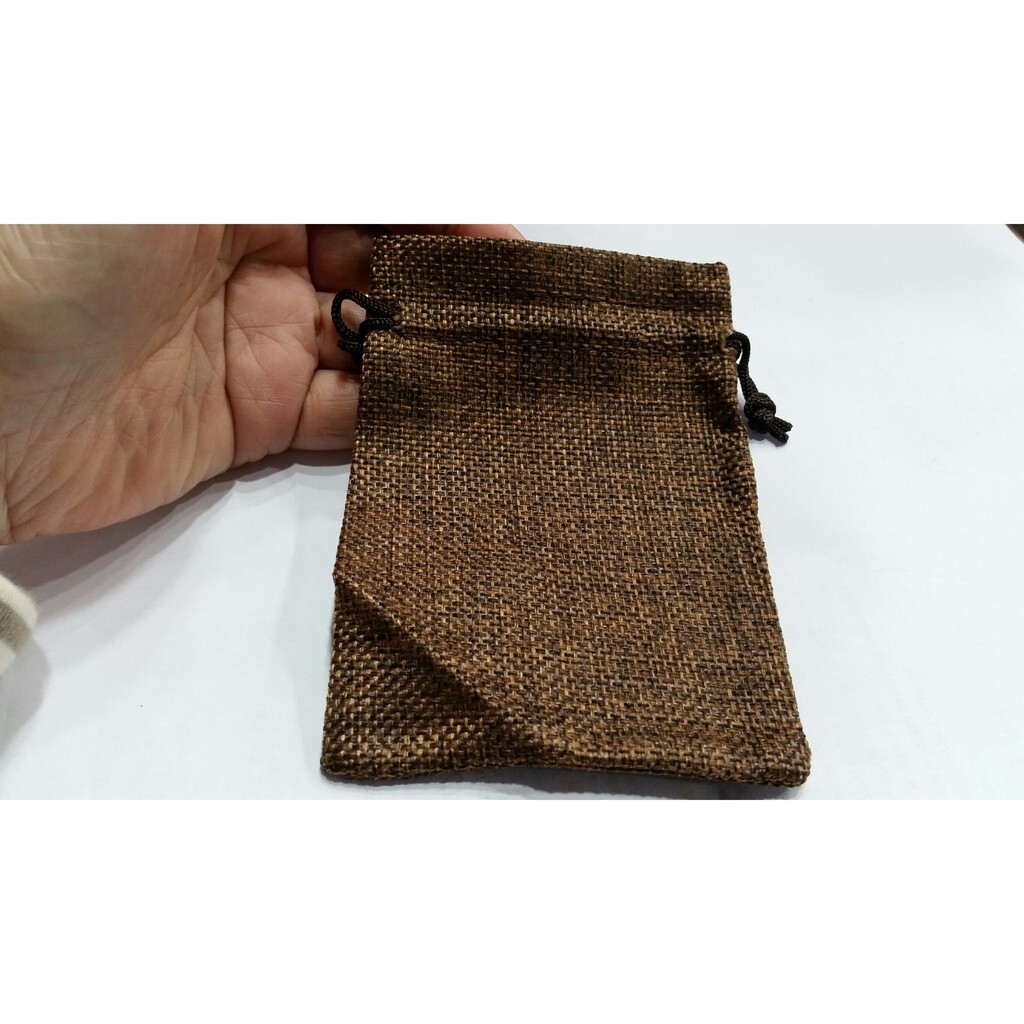 【台灣現貨速發】素色麻布袋 束口袋 糖果袋｜8*11公分