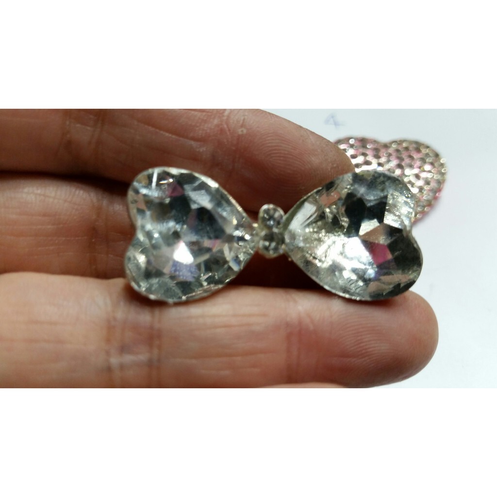 【台灣現貨速發】約3公分--水鑚珠寶花飾