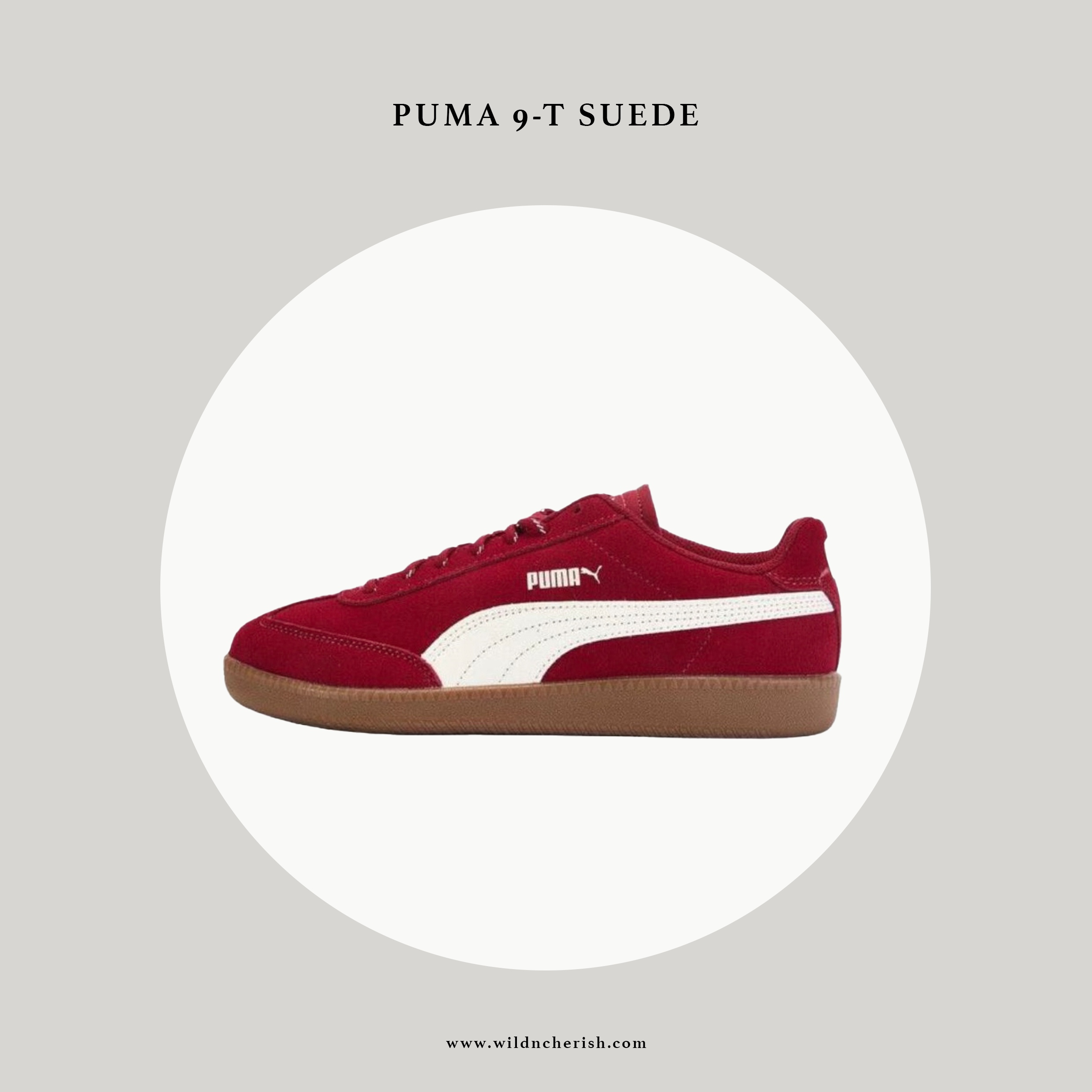 預訂 | Puma 9-T Suede 紅色