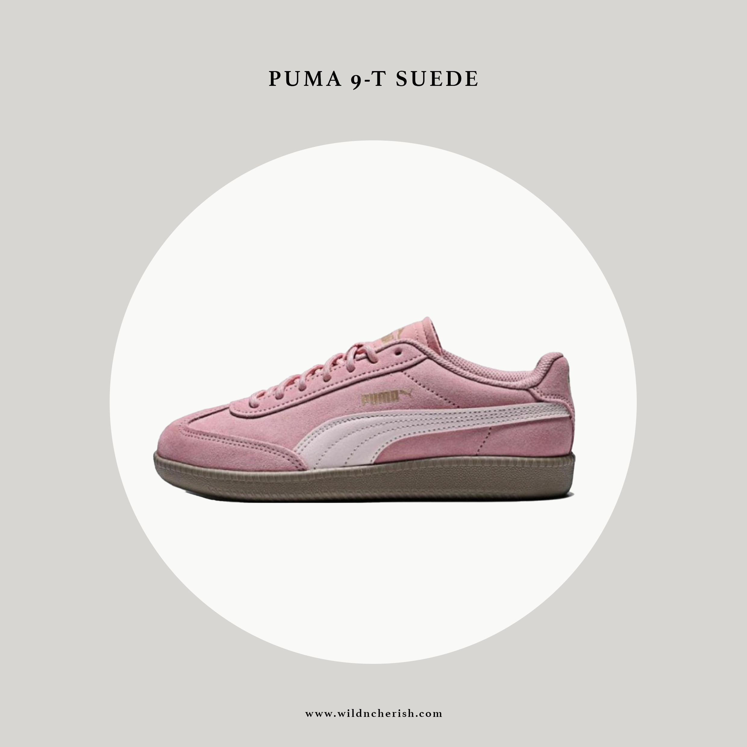 預訂 | Puma 9-T Suede 粉紅色