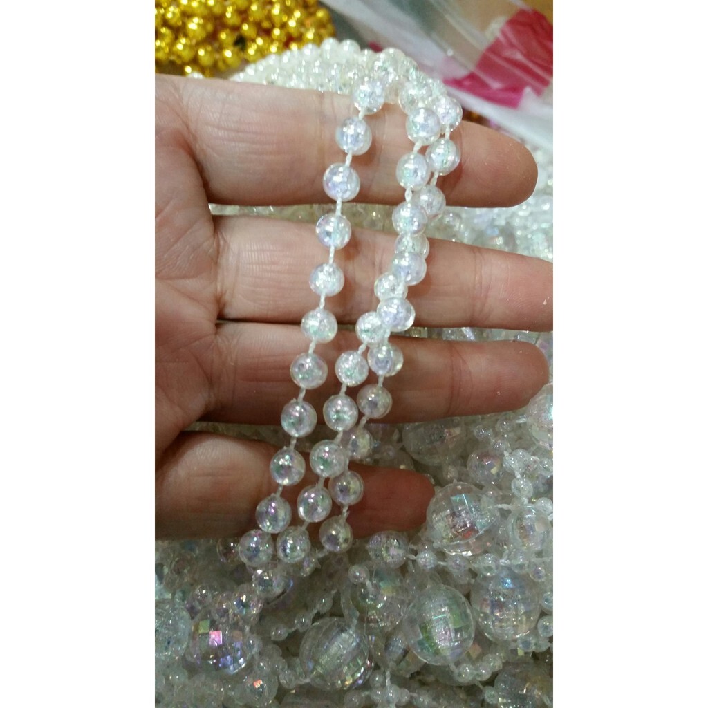 【台灣現貨速發】6mm珍珠鍊 珍珠鍊 緞帶 一捲30尺