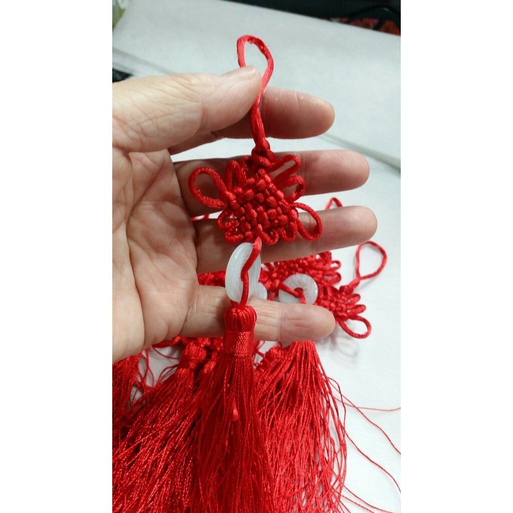 【台灣現貨速發】年貨春節中國結//避邪--玉環中國結掛飾//中國結吊飾