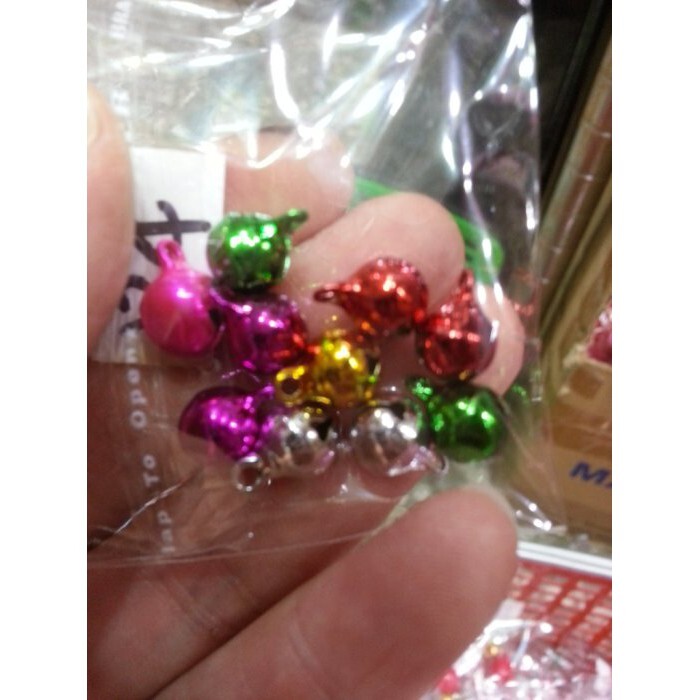 【台灣現貨速發】(材料王批發)1公分彩色銅鈴鐺-