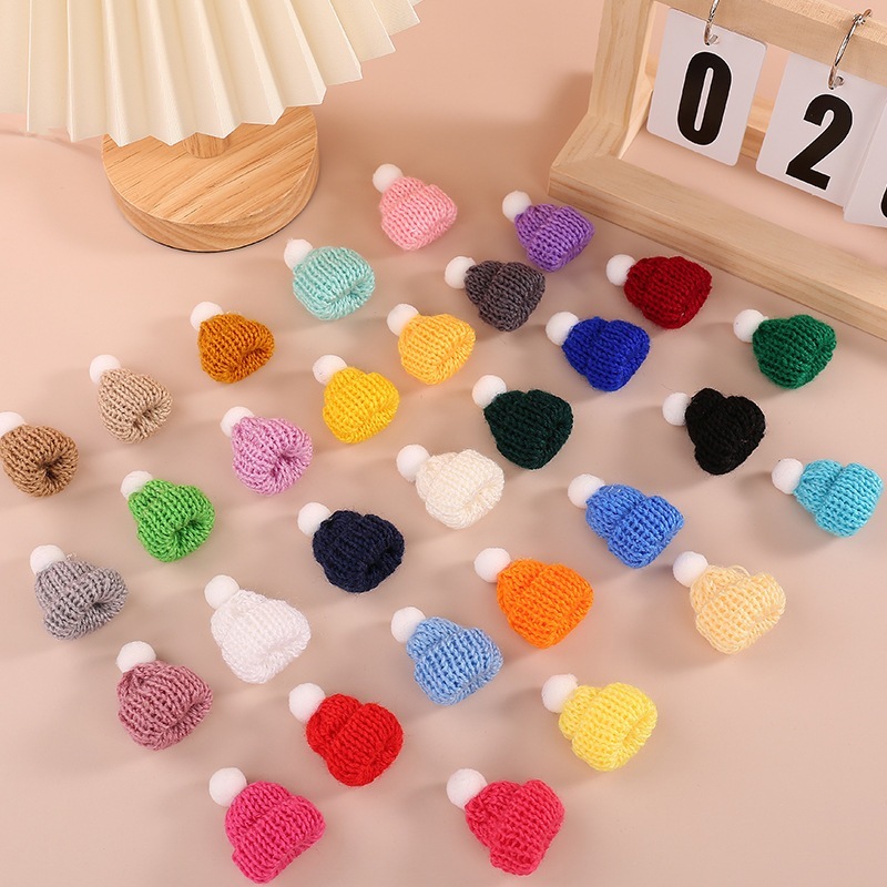 【台灣現貨速發】迷你毛線帽｜鑰匙圈吊飾 裝飾 毛帽 小帽