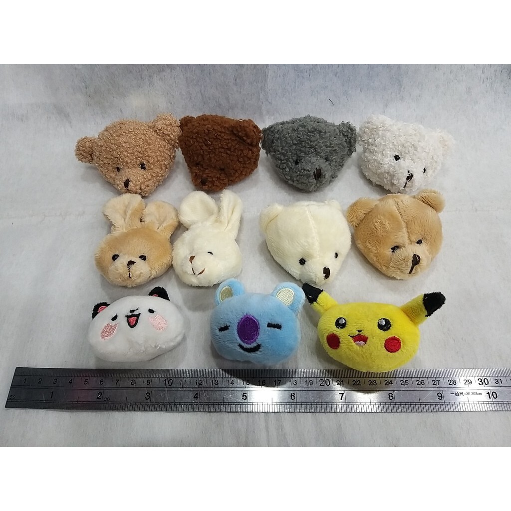 【台灣現貨速發】可愛玩偶頭 熊 兔子 無尾熊