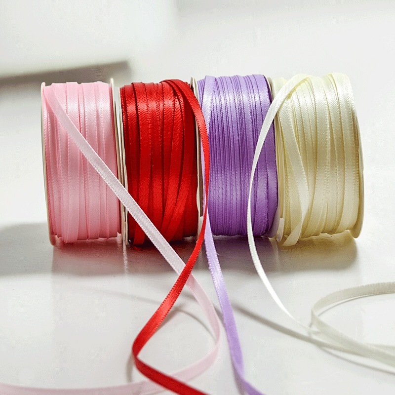 【台灣現貨速發】0.3公分秀士緞帶｜50y-870y｜3mm 緞帶 秀士緞帶 包裝材料 秀士