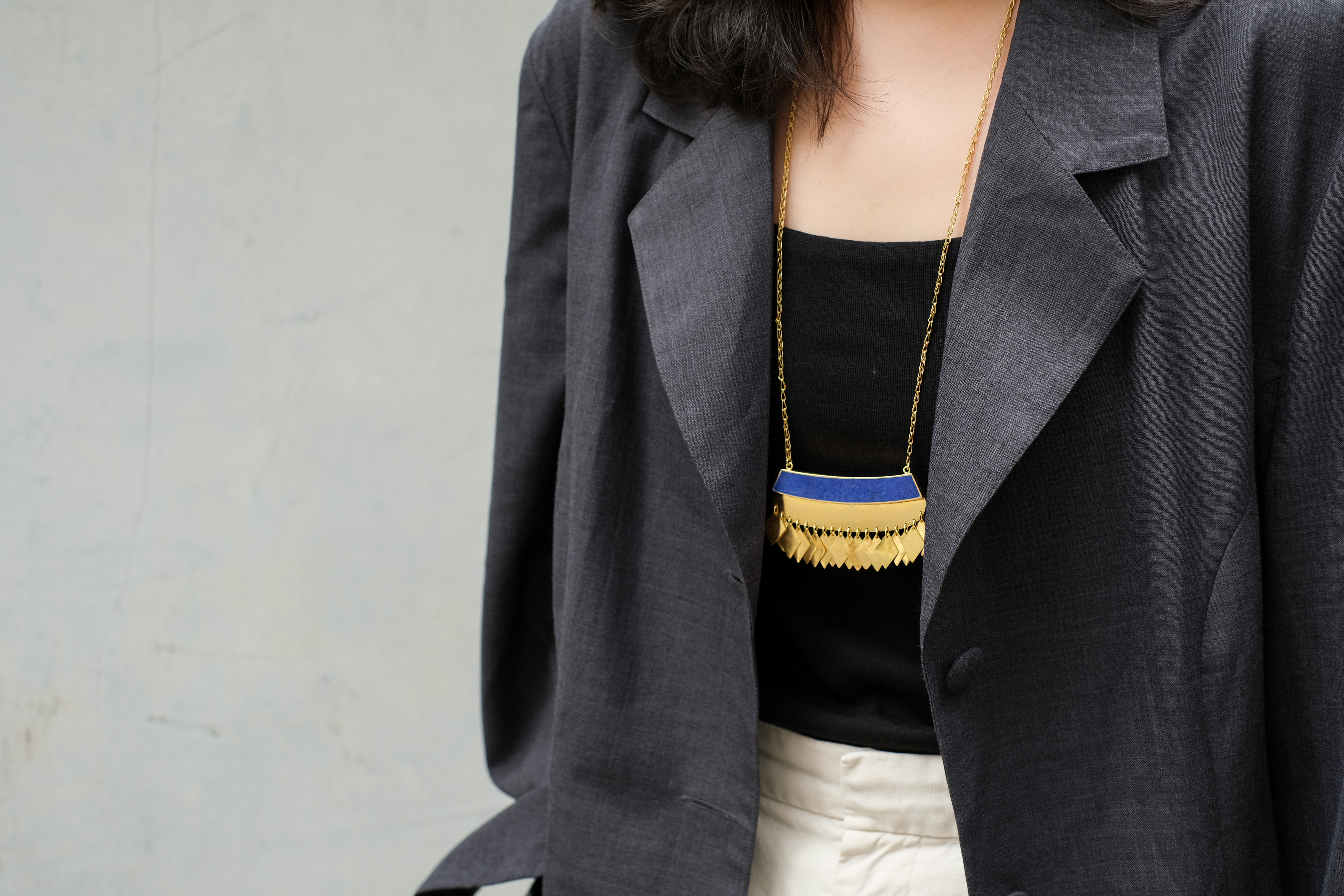 伊斯蘭金工｜Mahtab 青金石項鍊｜阿富汗