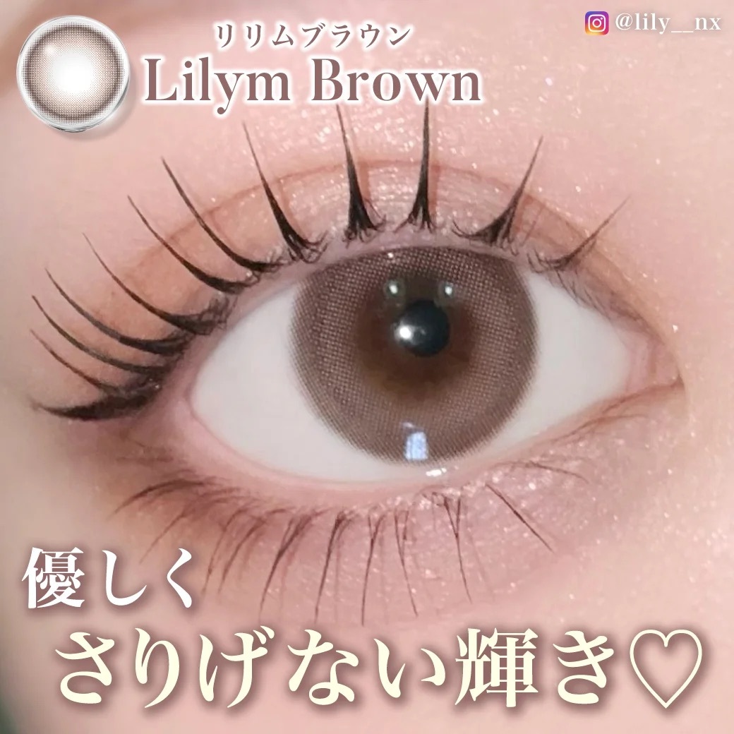 [月拋] TeAmo 1 Month Lilym Brown 有色彩妝隱形眼鏡｜每盒2片