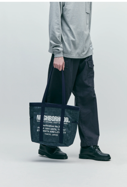 NEIGHBORHOOD FW25 DENIM TOTE BAG-M