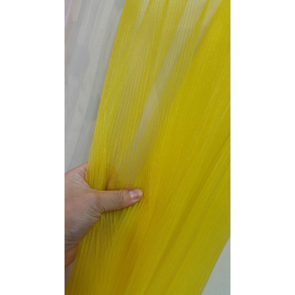 【台灣現貨速發】素色瓦楞水晶紗 波浪紗