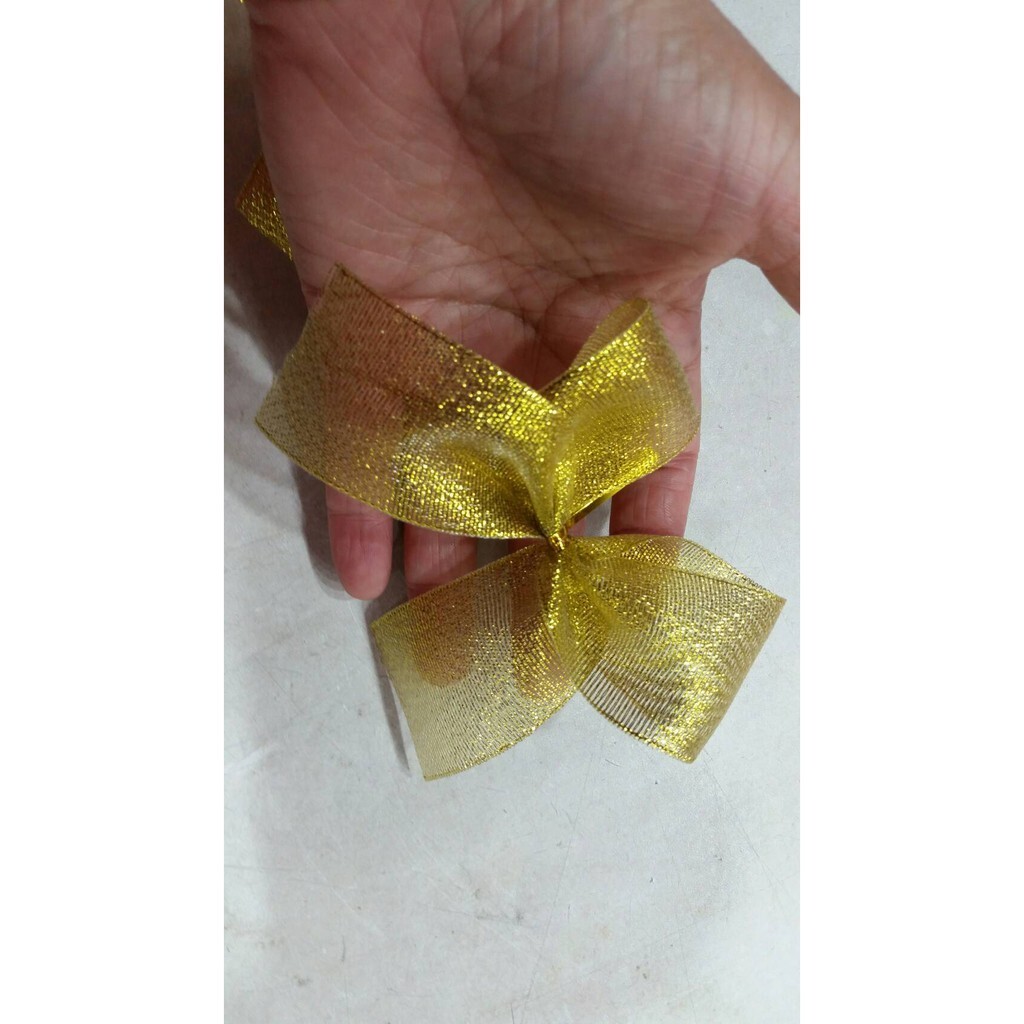 【台灣現貨速發】聖誕結 禮物蝴蝶結【緞帶面寬４－５公分】【手工製作】⚠️一次最少出貨５個
