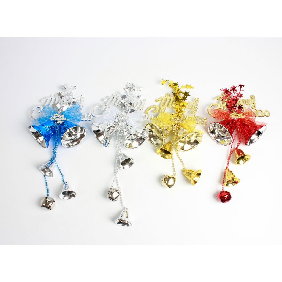 【台灣現貨速發】台灣現貨--聖誕蝴蝶結鈴鐺串