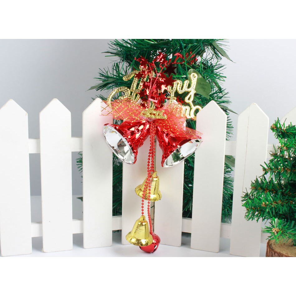 【台灣現貨速發】台灣現貨--聖誕蝴蝶結鈴鐺串