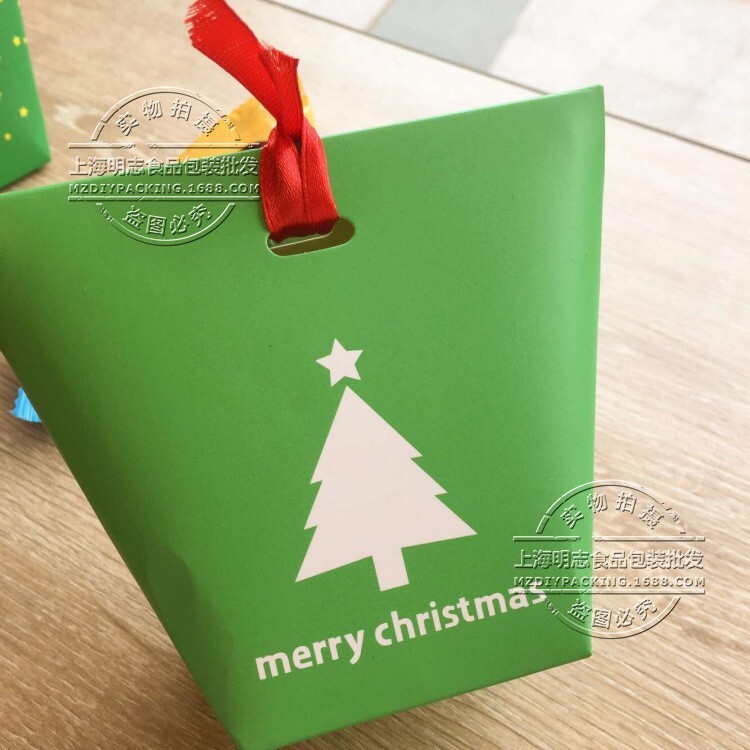 【台灣現貨速發】聖誕節 T型糖果盒 餅乾盒｜一次最少出貨５個｜小西點盒 禮物盒 禮品包装盒｜聖誕老公公 聖誕樹 雪人