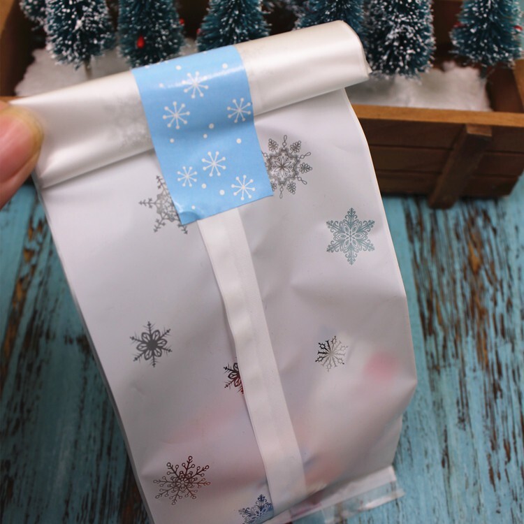 【台灣現貨速發】--8.5*23公分聖誕老公公西點包裝袋~(聖誕節系列