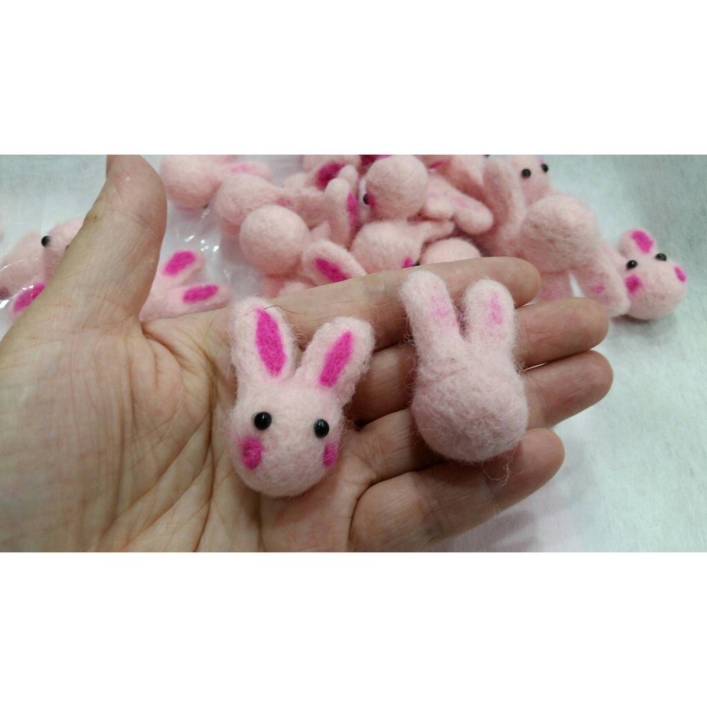 【台灣現貨速發】【台灣現貨】羊毛氈小玩偶 毛氈玩偶 花圈材料 聖誕花圈材料