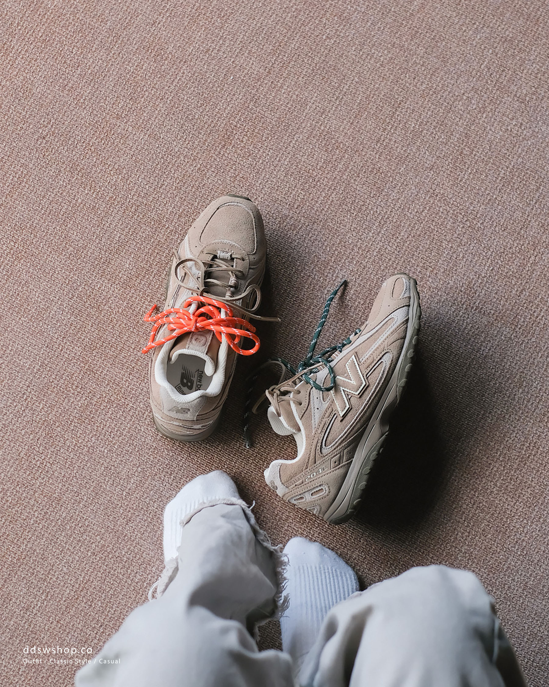 "代購" New Balance NB 張員瑛同款 U204LMMA 淺褐色 灰棕色