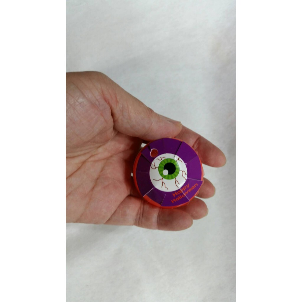 【台灣現貨速發】萬聖節 爆血絲 眼球扭蛋 蜘蛛壓克力球