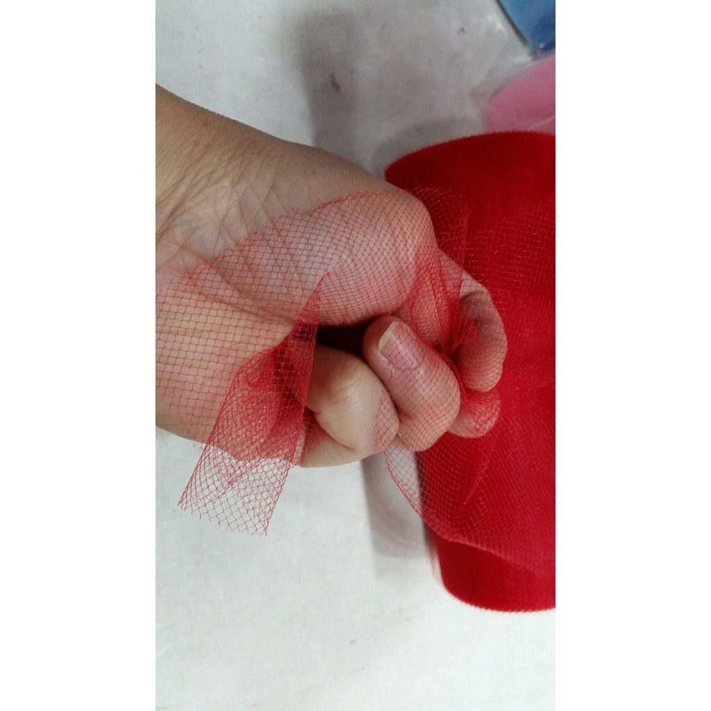 【台灣現貨速發】15公分素色細紗網 娃娃紗｜25碼70元