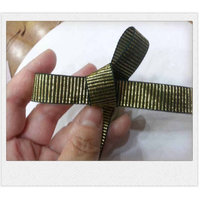 【台灣現貨速發】~~1.6公分綠壓紋緞帶//羅紋緞帶25碼65元