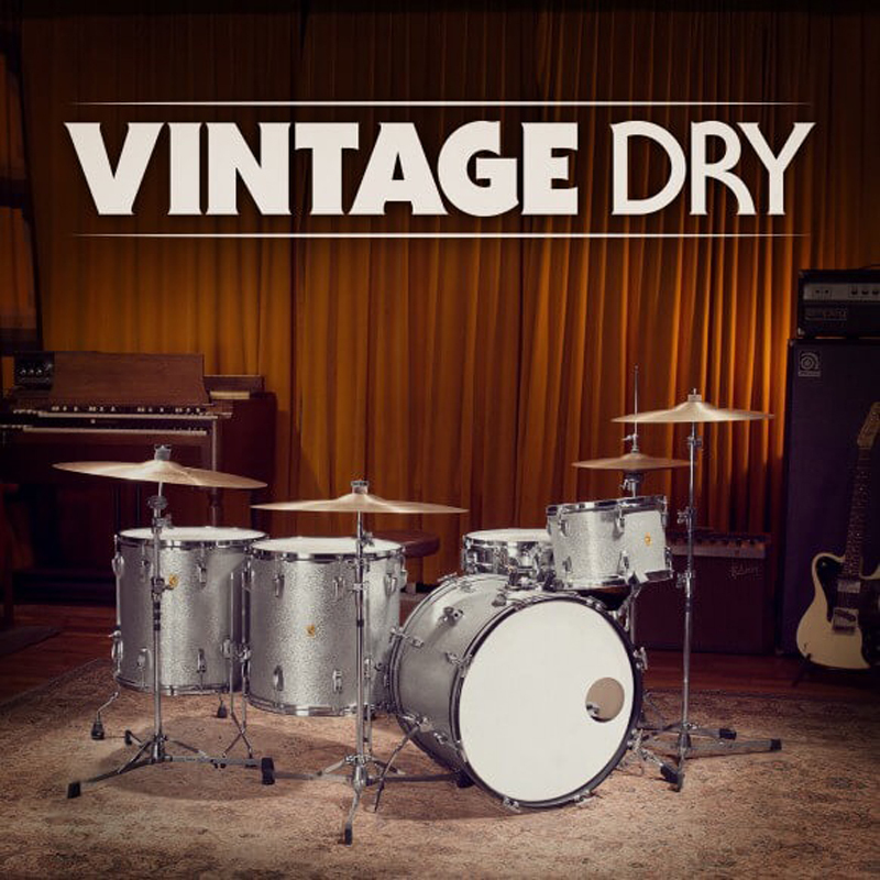 XLN Audio Addictive Drums 2: Vintage Dry ADpak｜復古乾式鼓組擴充