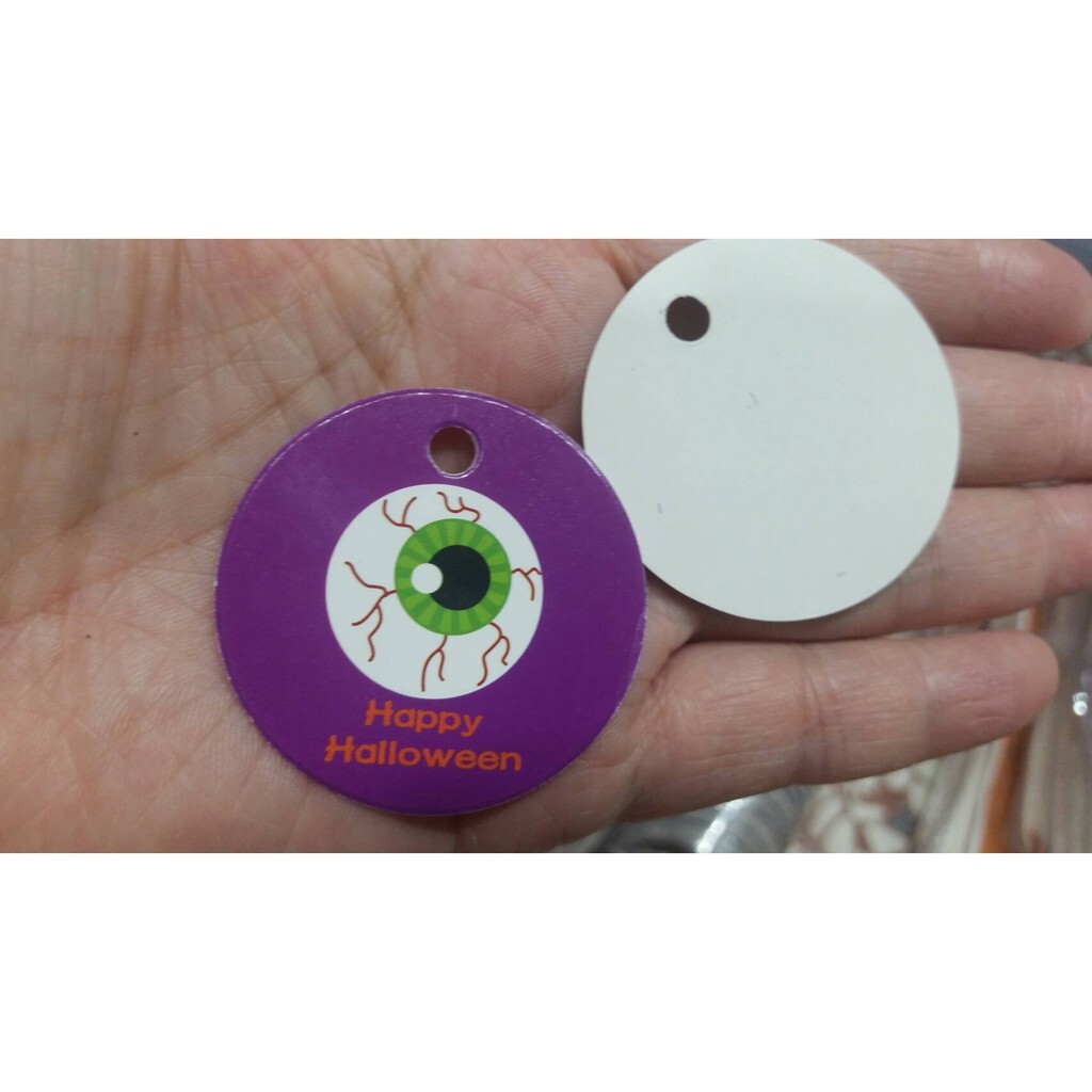 【台灣現貨速發】萬聖節---蜘蛛/蝙蝠//南瓜//黑貓//眼球//小吊卡-1元