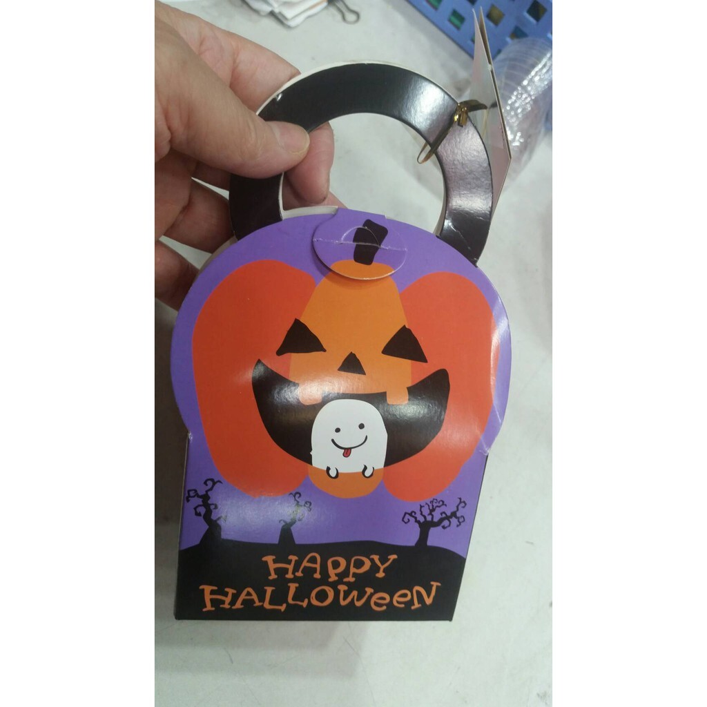 【台灣現貨速發】萬聖節 南瓜糖果盒 紙盒｜一個10圓