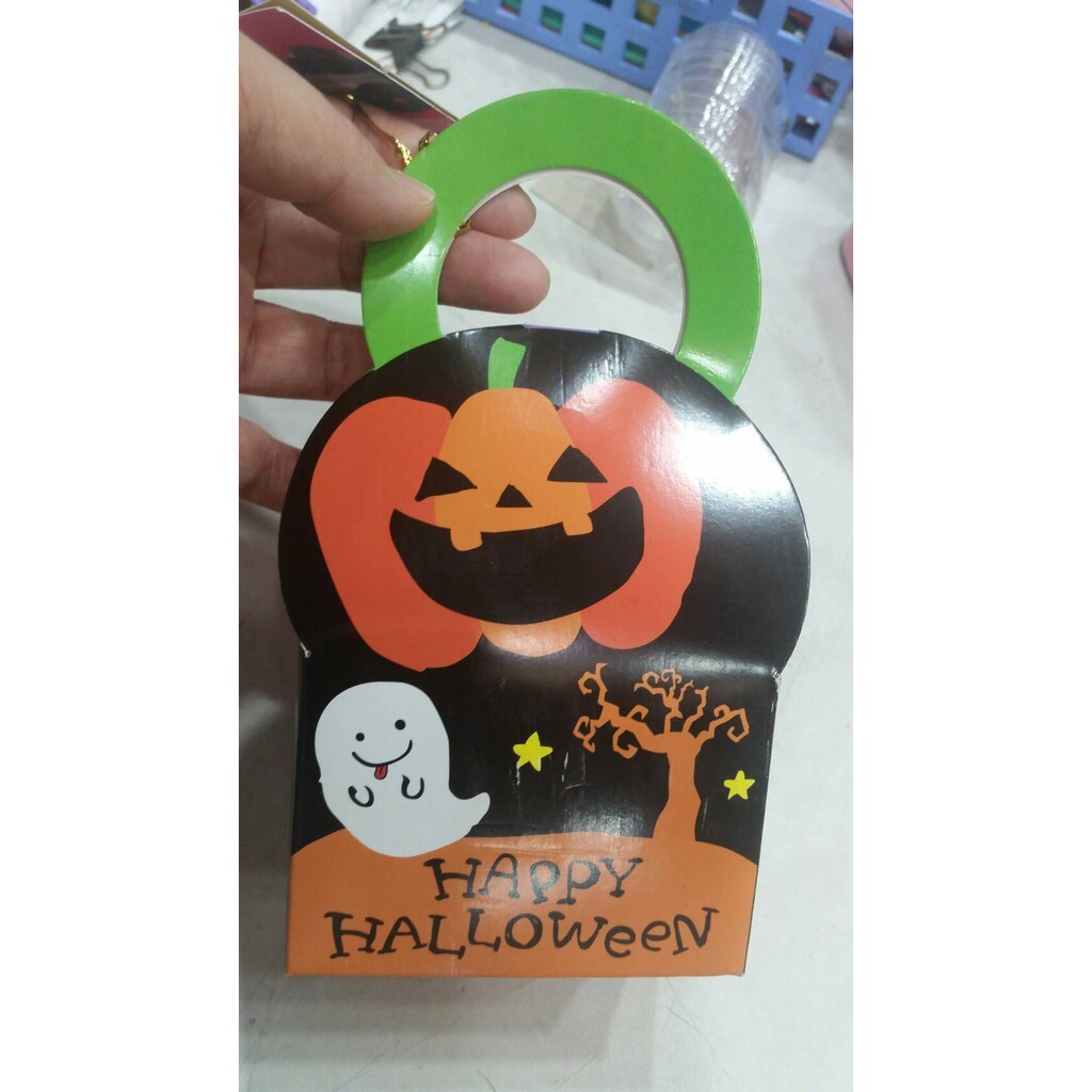 【台灣現貨速發】萬聖節 南瓜糖果盒 紙盒｜一個10圓