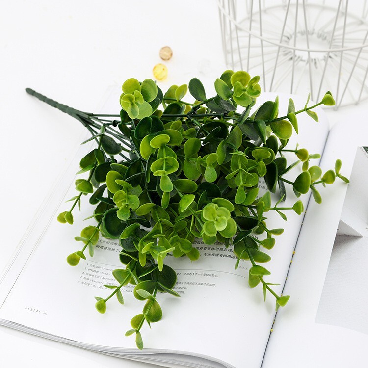 【台灣現貨速發】-創意仿真尤加利葉(人造花)