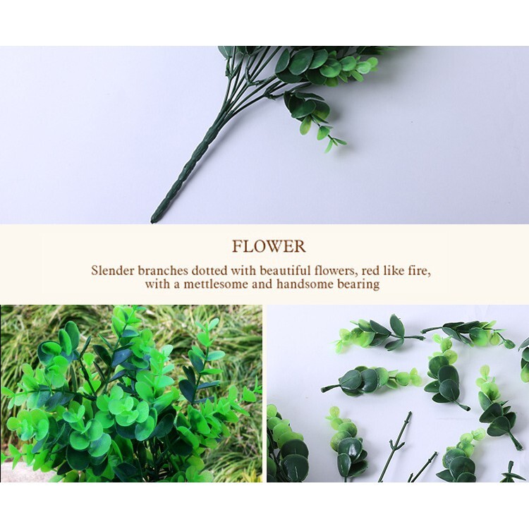 【台灣現貨速發】-創意仿真尤加利葉(人造花)