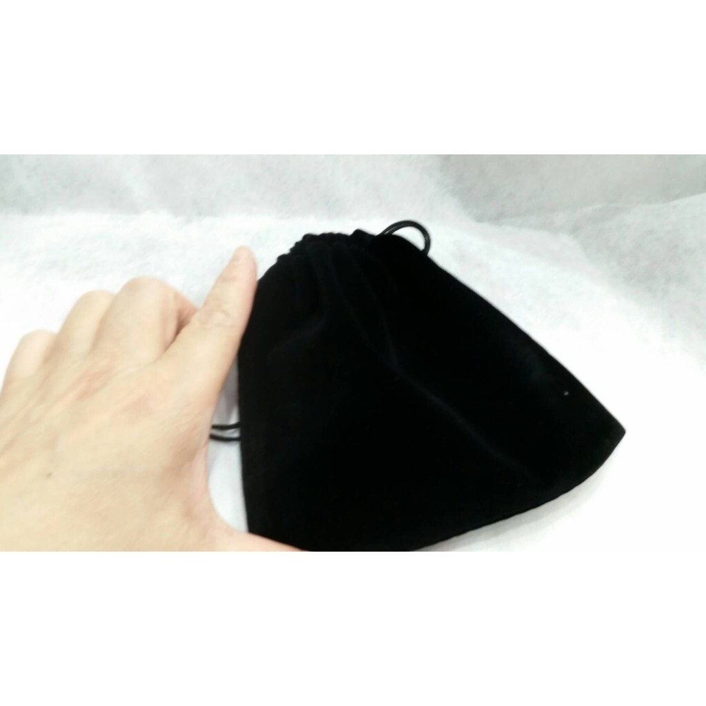 【台灣現貨速發】正方型絨布袋 束口袋 糖果袋｜黑色｜15*15公分