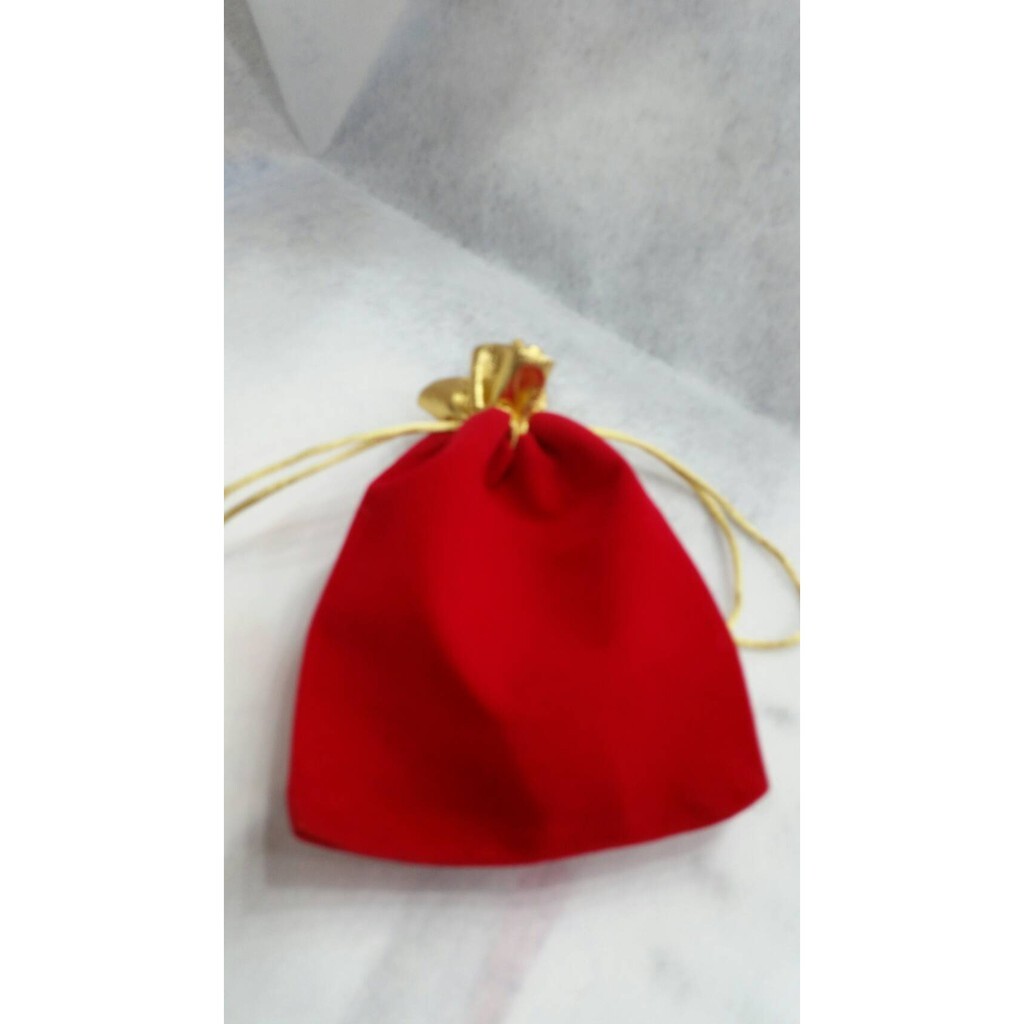 【台灣現貨速發】12*15公分金袋口絨布袋｜糖果袋