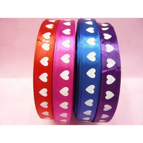 【台灣現貨速發】2公分愛心秀士緞帶｜緞帶 秀士緞帶 包裝材料