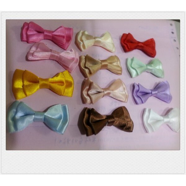 【台灣現貨速發】2.3元有現貨--4.5公分秀士雙層蝴蝶結(領結)