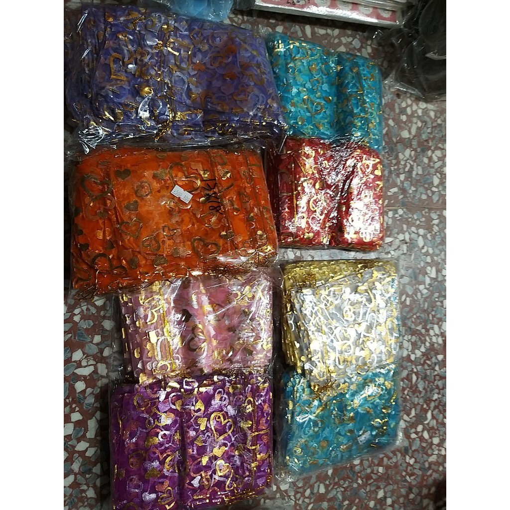 【台灣現貨速發】13*18公分愛心紗袋