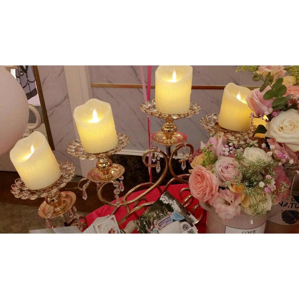 【台灣現貨速發】仿真蠟燭//電子蠟燭｜仿真搖曳燭光 真蠟燭質地 求婚 情人節 萬聖節 蠟燭