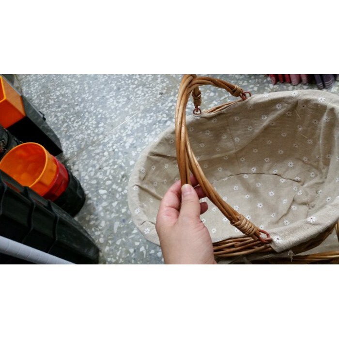 【台灣現貨速發】大野餐籃／藤籃／提籃(2)