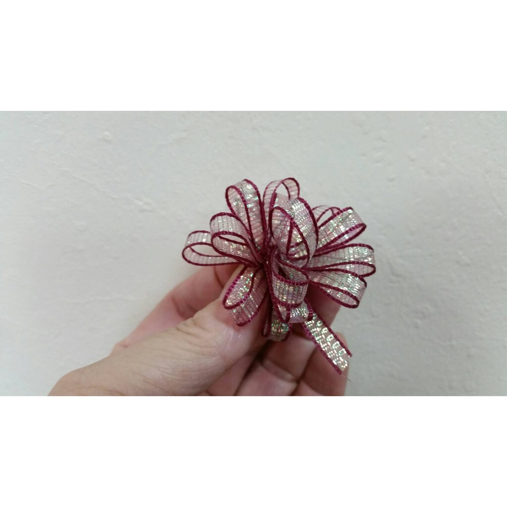 【台灣現貨速發】0.5公分 一拉成型禮花緞帶 拉禮花｜1捲50碼 80元｜緞帶 紗緞帶 包裝材料