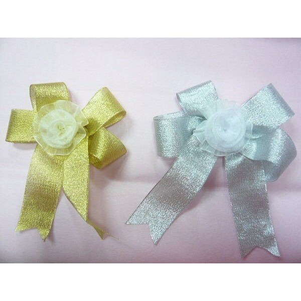 【台灣現貨速發】4公分全銀金蔥緞帶｜1捲90元｜緞帶 秀士蔥緞帶 包裝材料