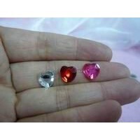 【台灣現貨速發】10mm壓克力半面鑚片 半面鑽片 鑽片 | 心(圓)型 | 一包500個 下標處