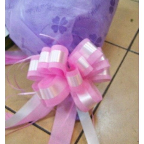 【台灣現貨速發】材料王批發--綁花束超簡易的傻瓜拉花蝴蝶結