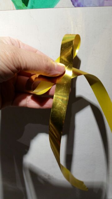 【台灣現貨速發】鋁箔金彩帶 彩帶｜1.5公分宽｜纏花棒 金莎棒 打蝴蝶結